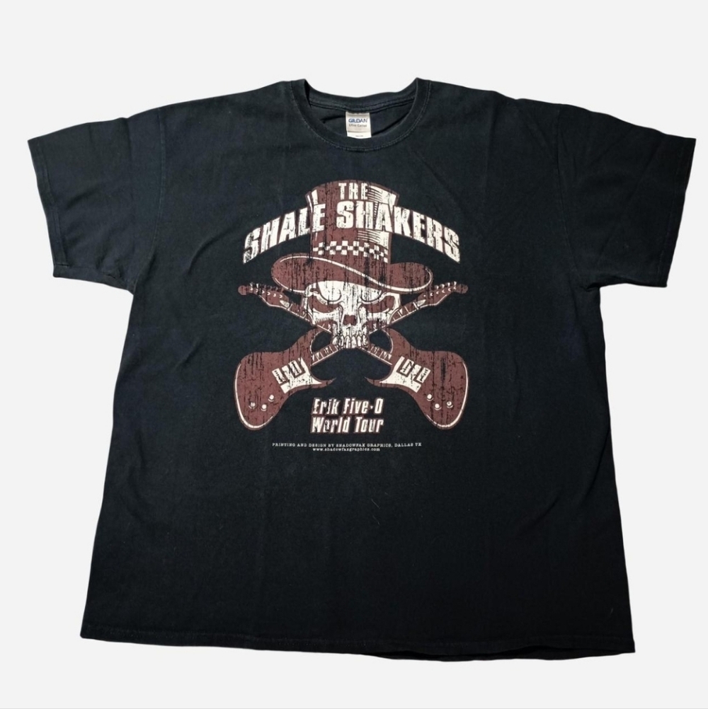 The Shale Shakers  Erik Five-0 World Tour  T-shirt